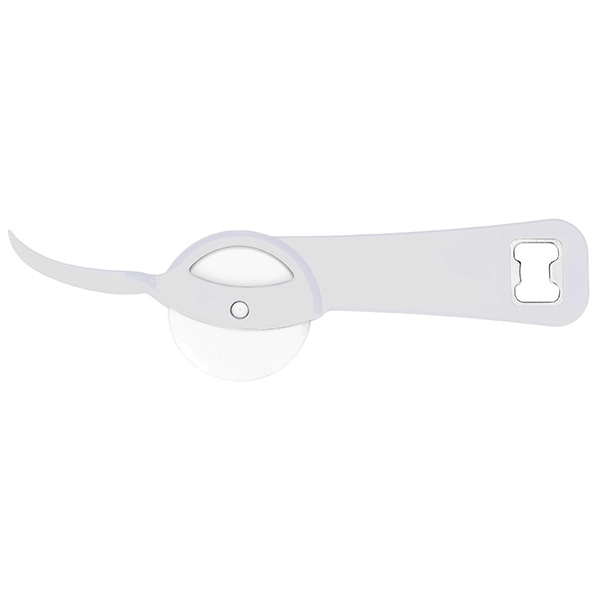 Pizza Cutter with Bottle Opener and Fork - Image 5