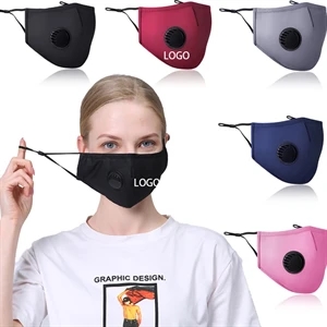 Reusable Cotton Mask Valve Filter
