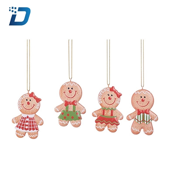 Traditional Gingerbread Man Doll Gingerman Tree Ornament Hol - Image 3