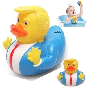 Trump Rubber Squeak Bath Duck Baby Bath Toys Duckies