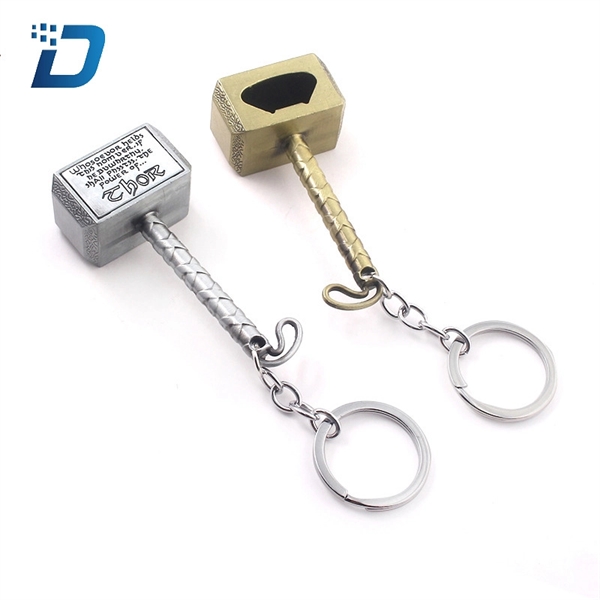 Hammer Bottle Opener Keychain - Image 4
