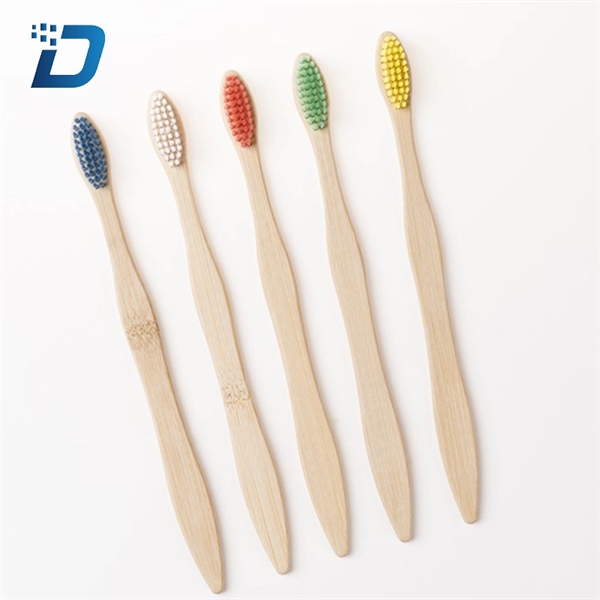 Flat Wave Bamboo Toothbrush - Image 1