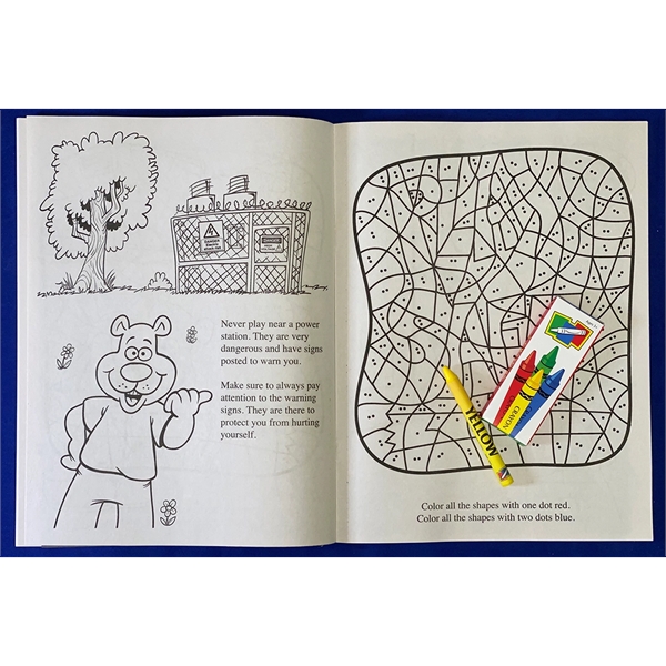 Electric & Utility Safety Coloring & Activity Book Fun Pack - Image 4