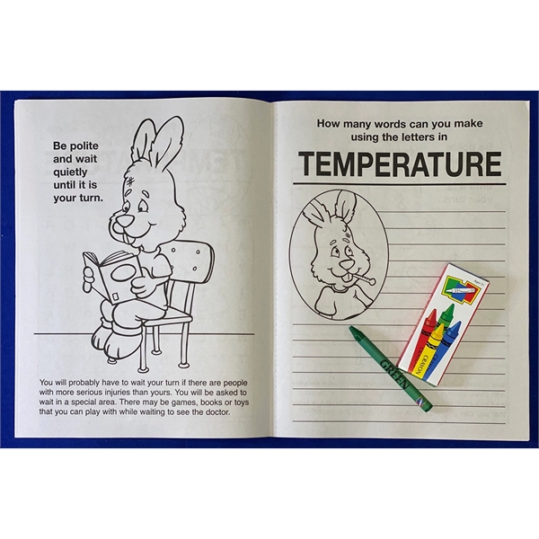 A Trip to the Emergency Center Coloring Book Fun Pack - Image 4