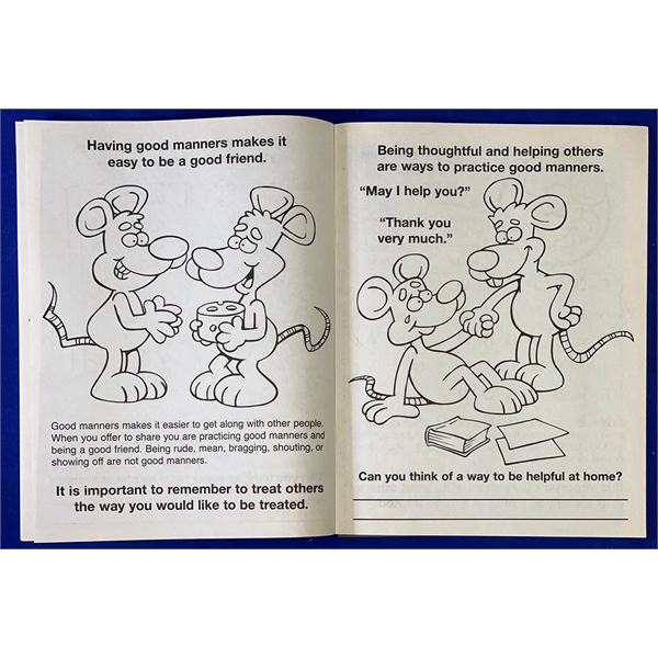 Practice Good Manners Coloring and Activity Book - Image 3