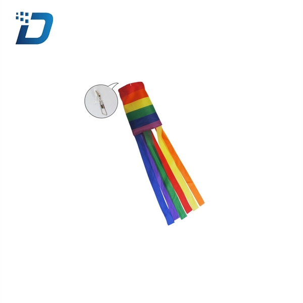 Flags Importer Rainbow Windsock Gay Pride Striped Outdoor De - Image 1