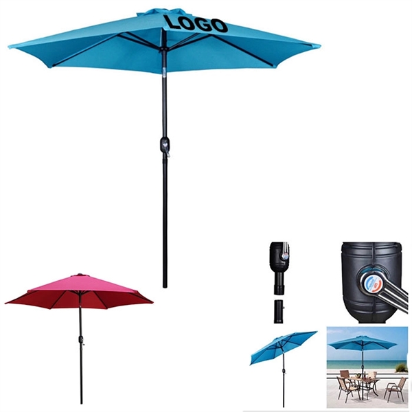 83"  Adjustable Beach Umbrella - Image 1