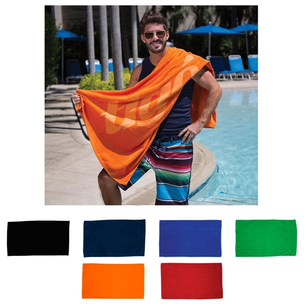 Diamond Collection Colored Beach Towel (35" x 60") - Image 1