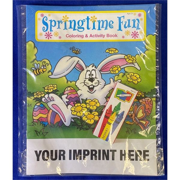 Springtime Fun Coloring and Activity Book Fun Pack - Image 1