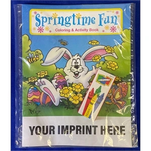 Springtime Fun Coloring and Activity Book Fun Pack