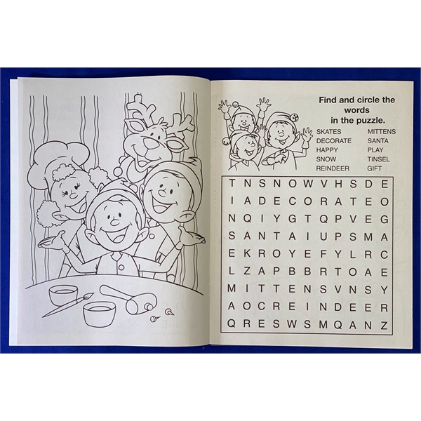Santa and Friends Coloring and Activity Book - Image 3
