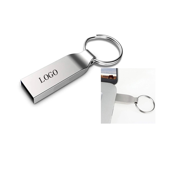 16GB Metal Key Ring USB Drive
