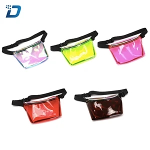 PVC Waterproof Shiny Waist Bag
