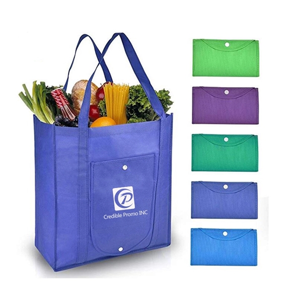 Reusable Foldable Grocery Tote Bag - Image 1