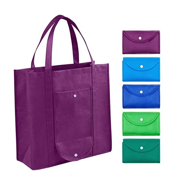 Reusable Foldable Grocery Tote Bag - Image 2