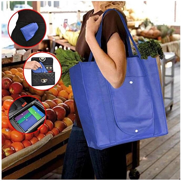 Reusable Foldable Grocery Tote Bag - Image 6
