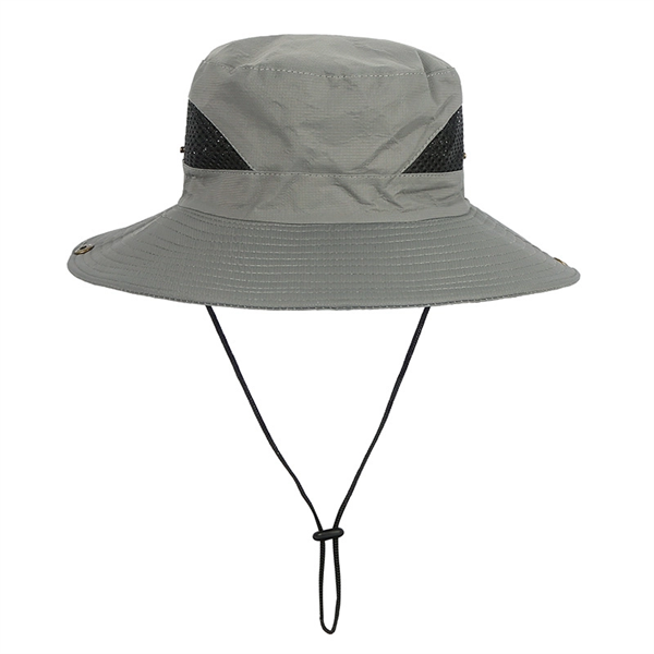 Bucket Sun Hats Mesh Wide Brim Sun UV Protection Hat  For Me - Image 5