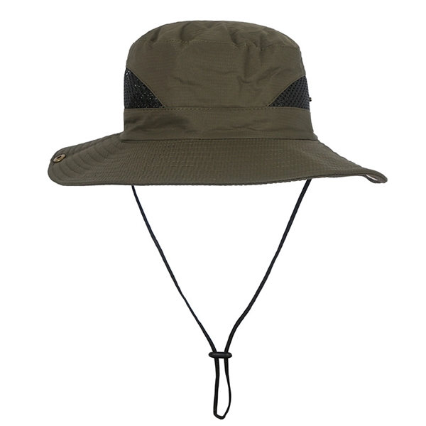 Bucket Sun Hats Mesh Wide Brim Sun UV Protection Hat  For Me - Image 7