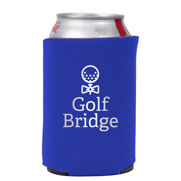 Neoprene Collapsible Can Cooler w/ 1 Color Imprint - Image 8