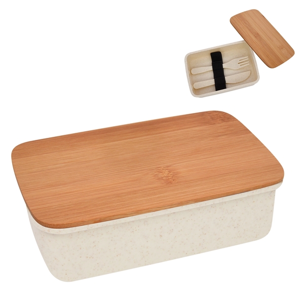 Lunch Set With Bamboo Lid - Image 4