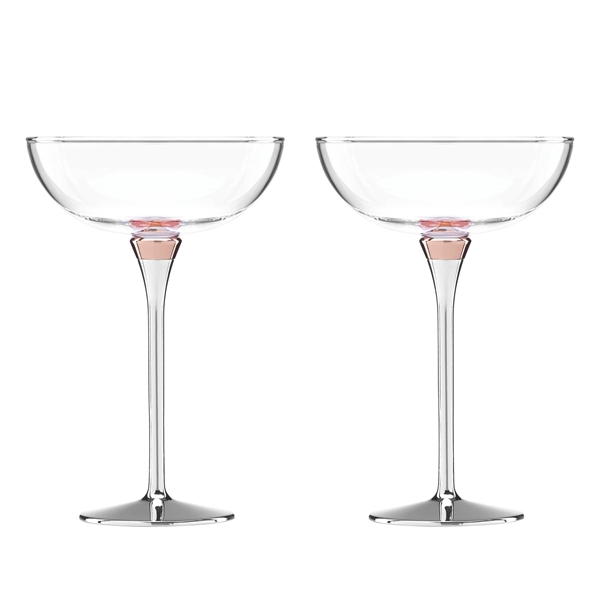 Kate Spade Rosy Glow Champagne Saucer Pr
