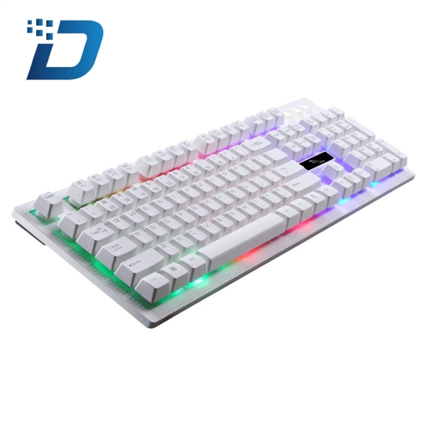 Multiple Color LED Large Size USB Wired Gaming Keyboard - Image 2