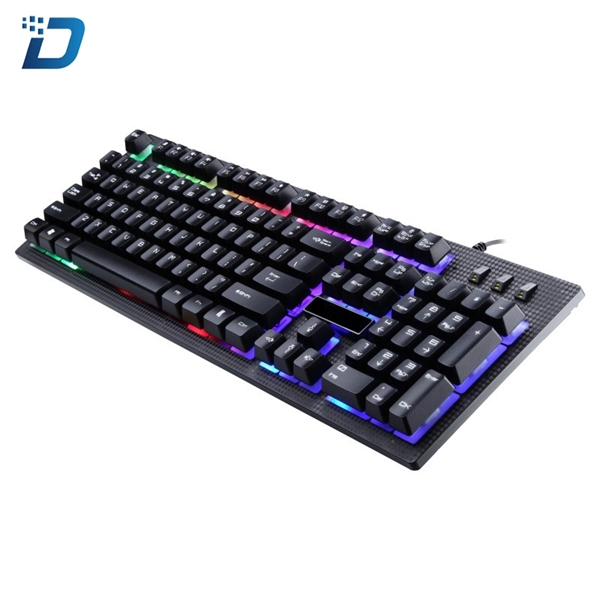 Multiple Color LED Large Size USB Wired Gaming Keyboard - Image 5