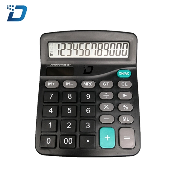 12 Digit Large Display Electronic Desktop Calculator - Image 1