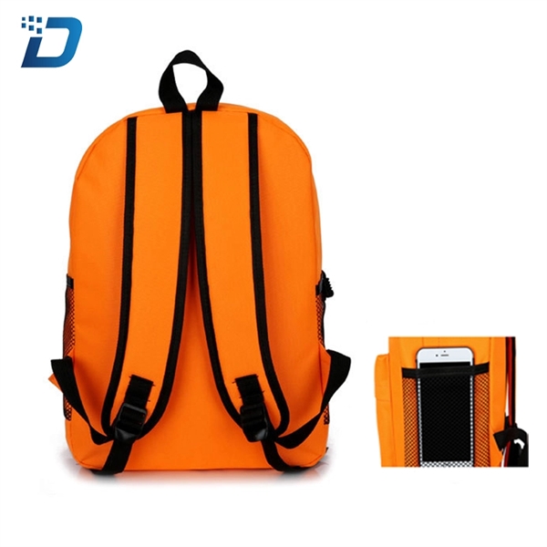 Unisex Canvas Backpack Daypack Satchel - Image 5