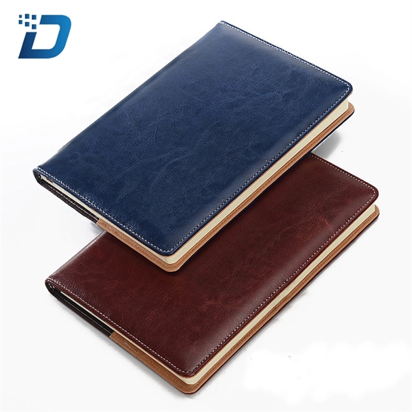 Leather Large Desk Journal Ruled Notebook - Image 2