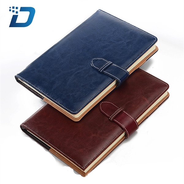 Leather Large Desk Journal Ruled Notebook - Image 4
