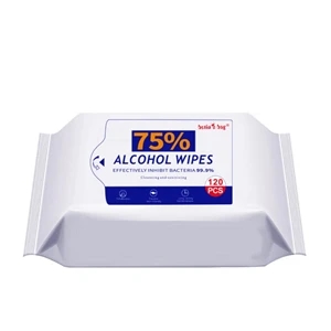 120 Piecesl Mini 75% Alcohol Wipes