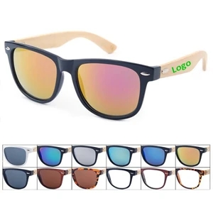 Plastic Bamboo Sunglasses