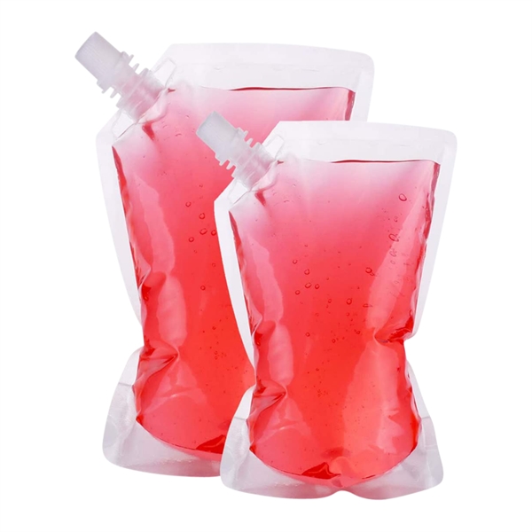 Collapsible Drink Flasks (Resealable) Large 32oz - Image 3