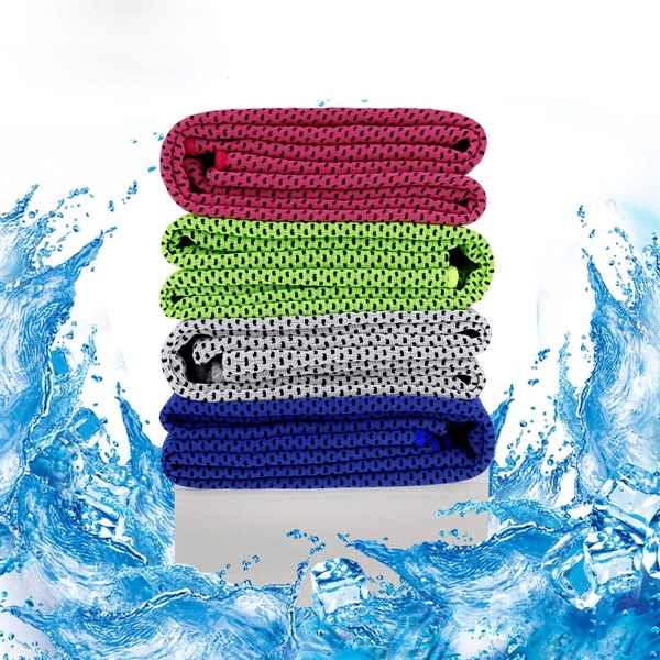 Breathable Ice Instant Cooling Towels - Image 2