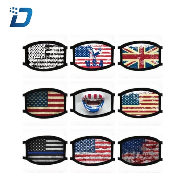 American Flag Face Masks - Image 1