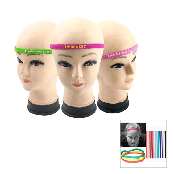 Thick Non-Slip Elastic Sport Exercise Headband - Image 1