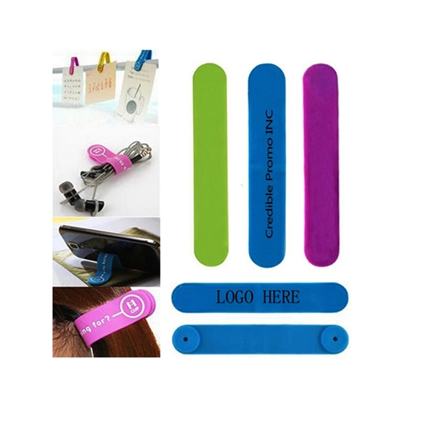 Magnetic Silicone Cable Clip Magnet Band - Image 1
