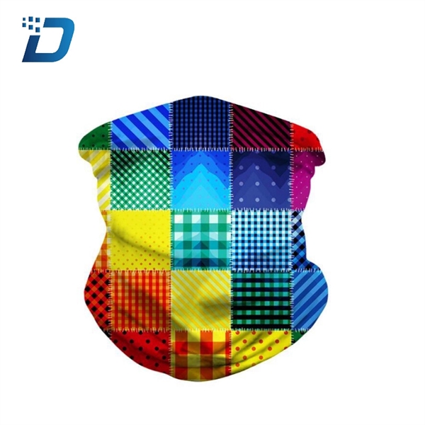 Tie Dye Multi-Functional Neck Gaiter Bandana - Image 2