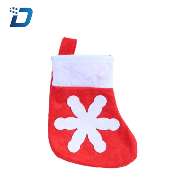 Mini Christmas Stockings Knife Spoon Fork Bag - Image 2