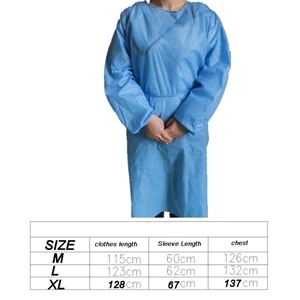 Non-Woven Material Isolation Protective Disposable Clothing 