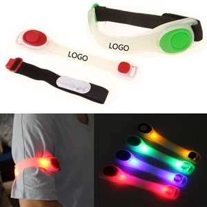 Safety LED Armbands Slap Bracelets Wristbands Flashing Sport