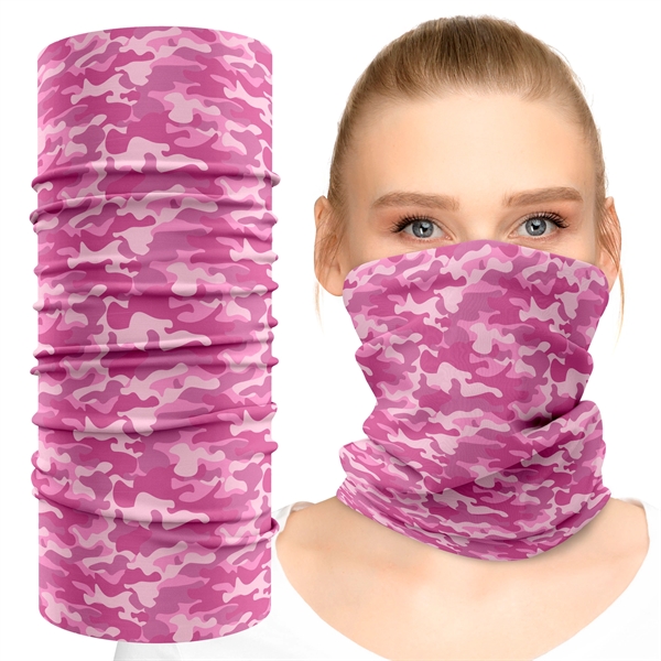 Face Tube Mask Neck Gaiter With Custom Full Color Graphic Dy - Image 1