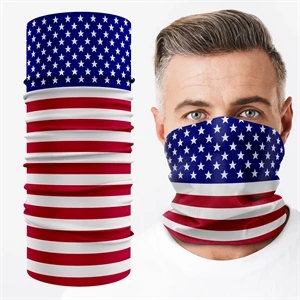 Face Mask Tube Neck Gaiter With Full Color Graphic Dye Subli
