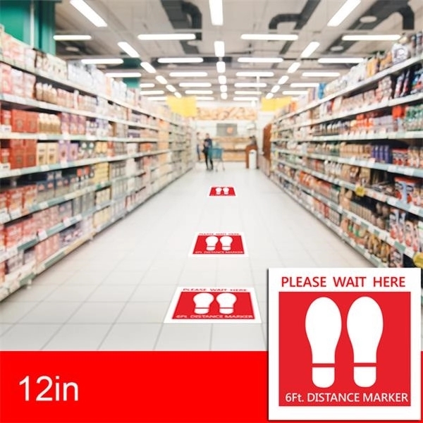 PPE Floor Decal Stay Safe Stickers - Image 2