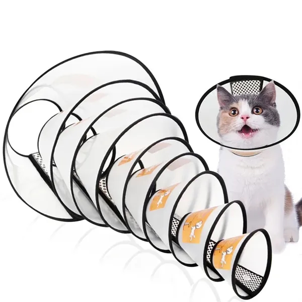 Adjustable Cone Dog Elizabethan Collar - Image 1
