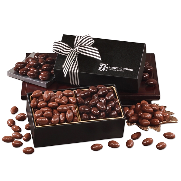 Chocolate Splendor with Milk & Dark Chocolate Almonds - Image 1