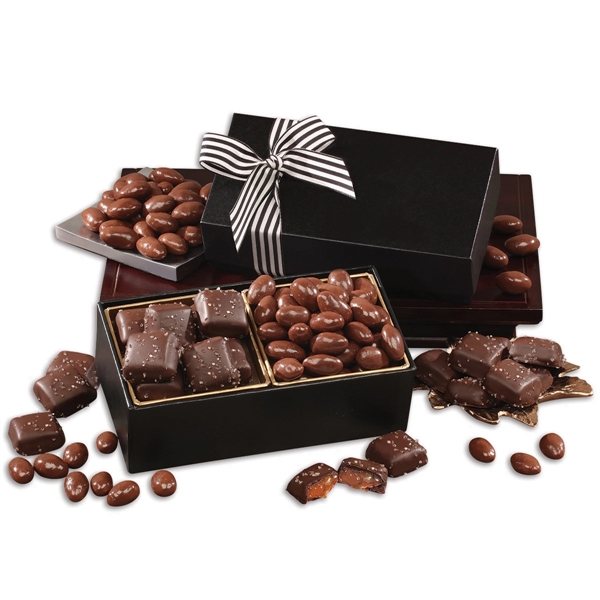 Chocolate Splendor with Caramels & Chocolate Almonds - Image 2