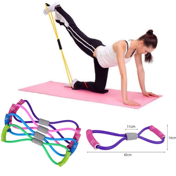 Yoga Gum Fitness Resistance B Shape Chest Expander Rope - Image 2