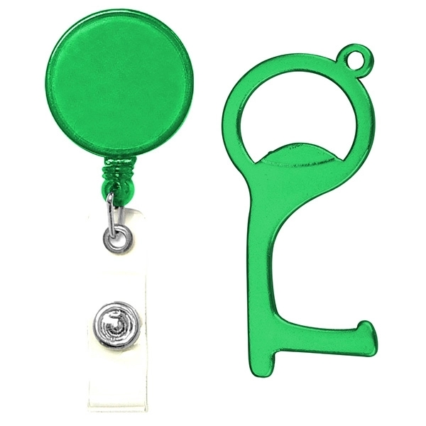 PPE Door and Bottle Opener/Closer No-Touch w/ Badge Reel - Image 4